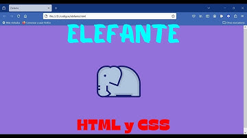 🐘 Cómo dibujar un elefante en HTML y CSS - Web development