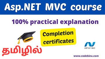 Asp.Net MVC full course for beginners|complete MVC course in tamil|MVC tutorial in Tamil|Codebinx