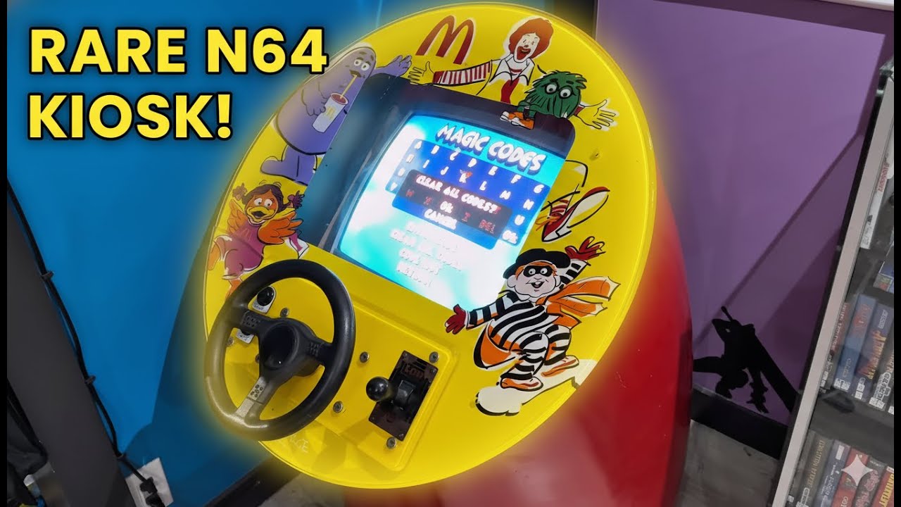 Showing Off Our McDonald’s N64 Kiosk – INSANELY Rare Piece of Gaming History