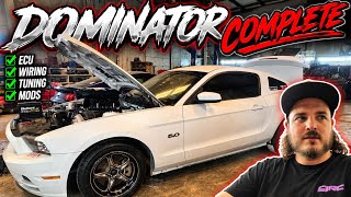 Twin Turbo Coyote Street Car is So Close! Dominator is in!