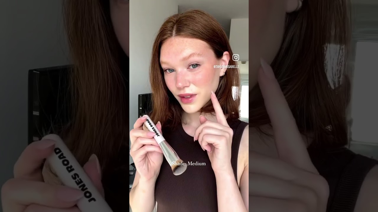 Jones Road Beauty try on, gel bronzer