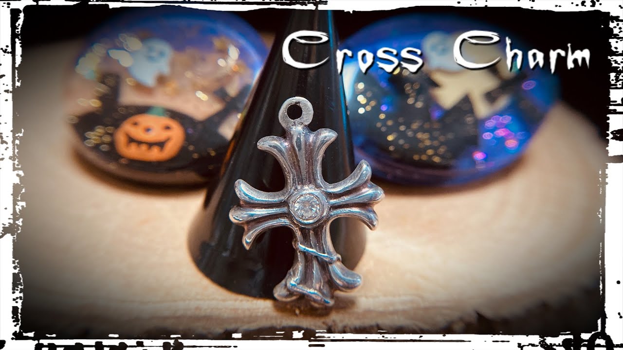 銀粘土（アートクレイ）で純銀製クロスチャームつくってみた【ハンドメイド】