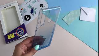 Gradient case Samsung A21 Blue
