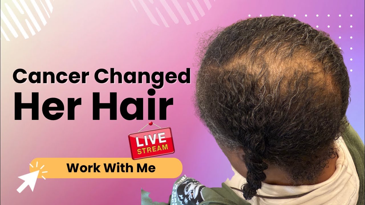 Pt 2- Her Hair Changed After Cancer — Let’s Talk About Hair Care Years Later | Live Salon Visit