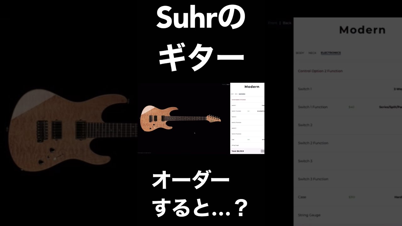 Roxy ハイエンド系 ギター★SUHR exotic ギグケース付き☆ Roxy ハイエンド系 ギター☆SUHR exotic ギグケース付き☆