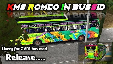 KMS ROMEO 🦁  bus livery for JVM bus mod  Release🔥💥