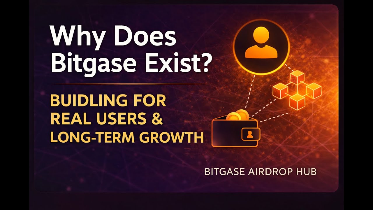 Why Bitgase Airdrop Hub Exists | Building Real Users, Real Value & Long-Term Growth