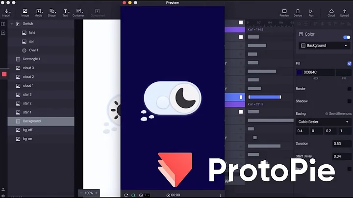 ProtoPie Microinteractions [🥧8]: Colour Transitions 🎨