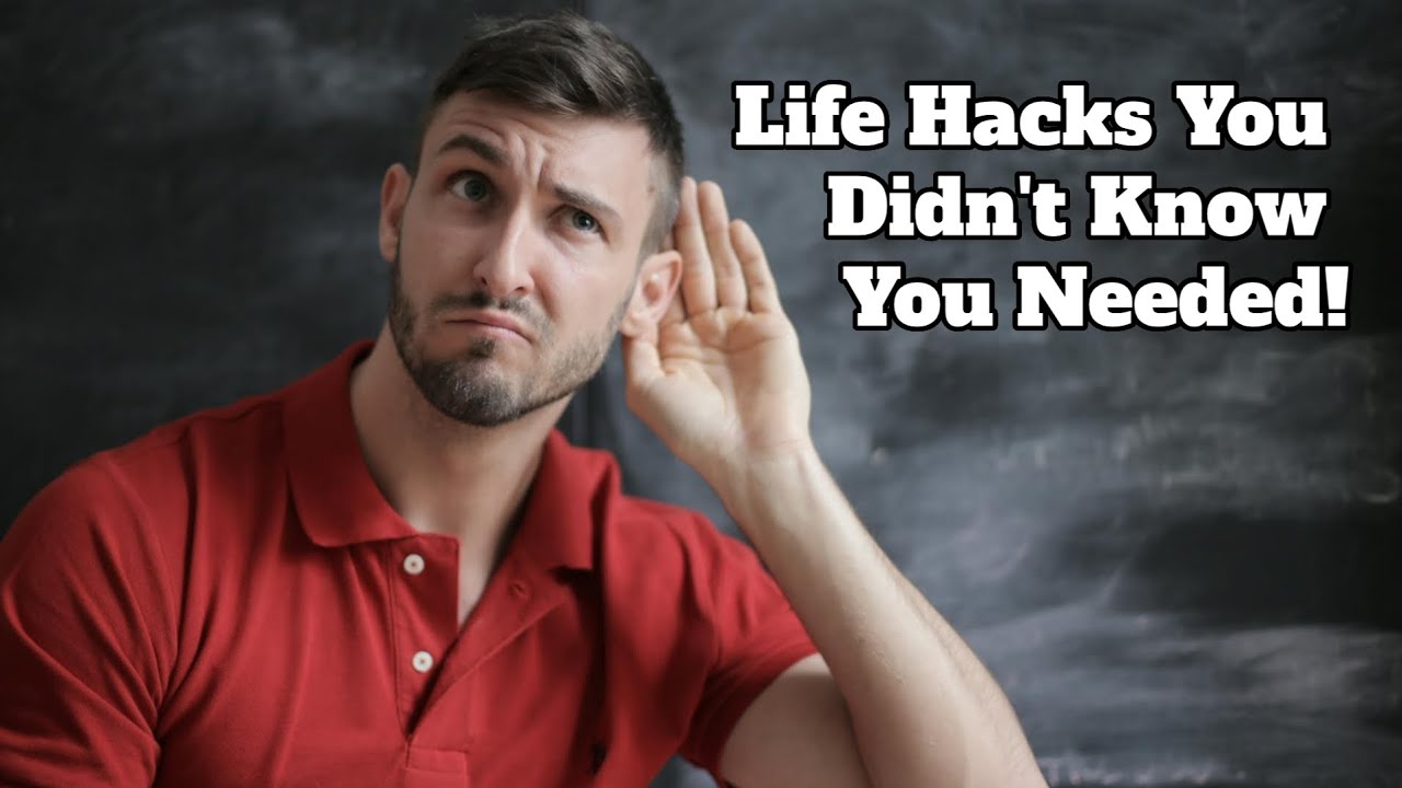 Life Hacks You Didn't Know You Needed!! - YouTube