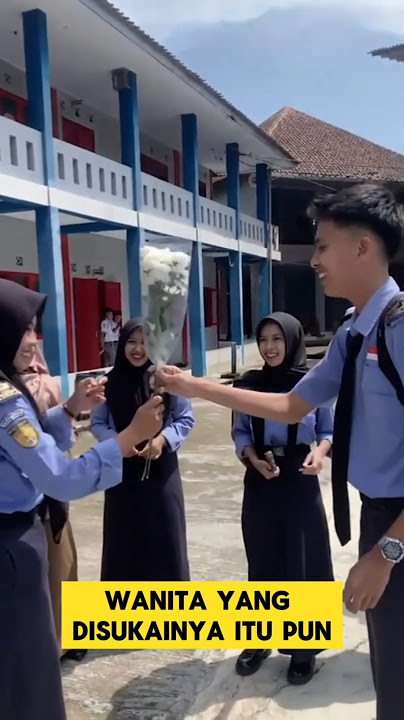 momen romantis ketika murid sekolah menyatakan cintanya ‼️‼️ #romantis #cinta #sekolah #jatuhcinta