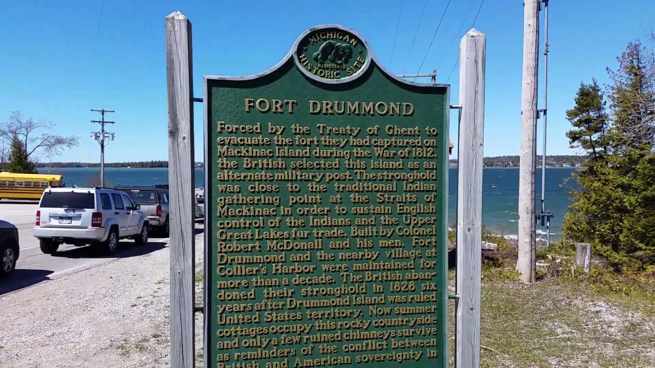 Drummond Island British Fort YouTube