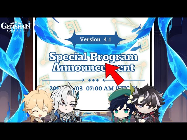 VERSION 4.1 SPECIAL PROGRAM LIVESTREAM DATE, BANNERS, AND REDEEM