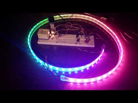 RFduino nRF51822 BLE NeoPixel WS2812 WS2812B RGB LEDs