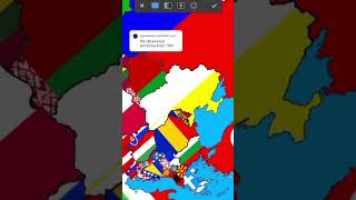 Drawing flags on a map of Europe Part 100 #short #shorts  #shortvideo #shortsvideo
