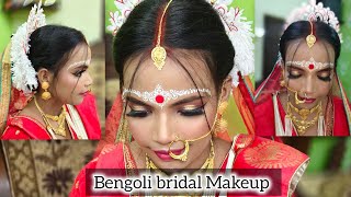 Bangoli Bridal Makeup Tutorial Step By Step ✨🥰 | #makeup #bridal #tutorial #ytstudio