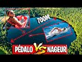 JE NAGE PLUS VITE QU’UN PÉDALO !? (700m de course sur un volcan)