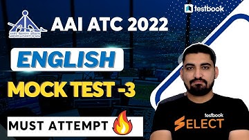AAI ATC English Lectures 2022 |English Practice mock test-3 | VDSir #aai #atc #english