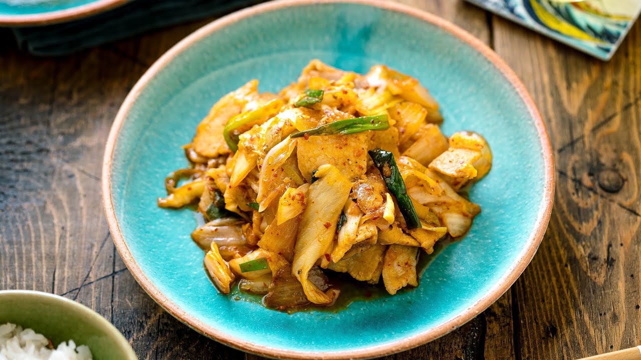 Pork Kimchi Stir Fry 豚キムチ