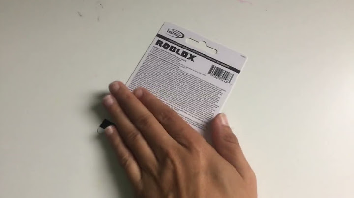 J’aiJ’ai acheté une carte cadeau de 800 robux