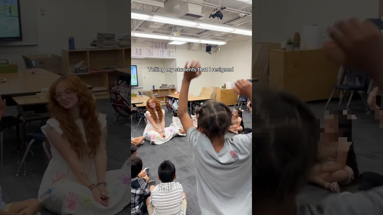 I resigned from teaching 🥺