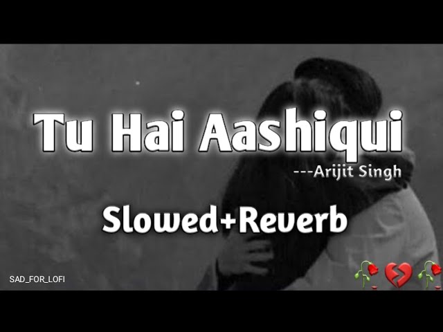 💔Tu_Hi_Hai_Aashiqui_(slow+Reverb)//Arijit_Singh🥀#lofi #sadsong #new #bollywood#arjitsingh