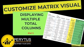 Maximizing Power BI Matrix Visual: Displaying Multiple Totals for Better Insights - Part 1
