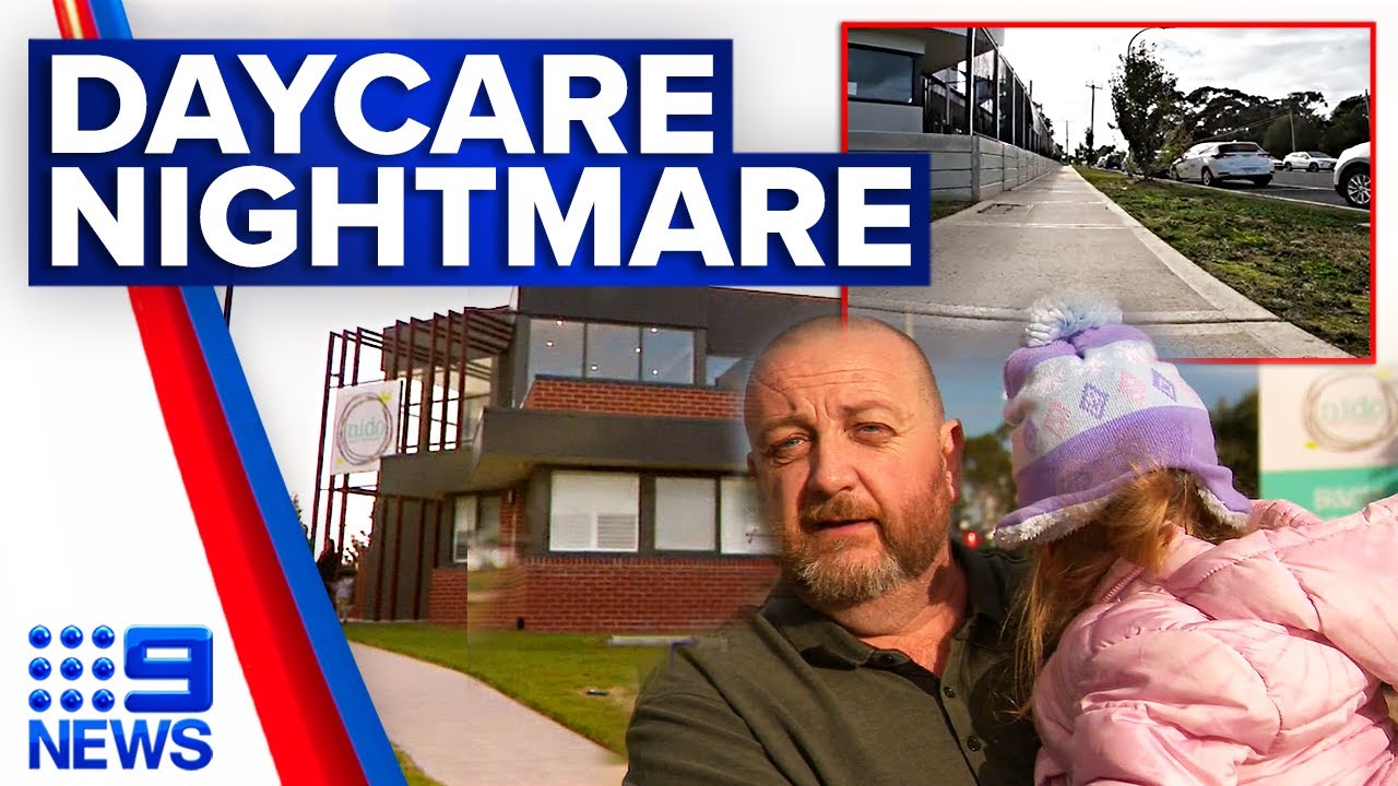 Family shaken as toddler escapes from Melbourne childcare centre | 9 News Australia