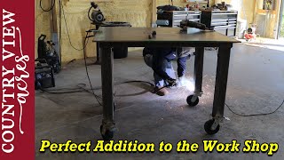 Building a Welding table for our New Workshop
