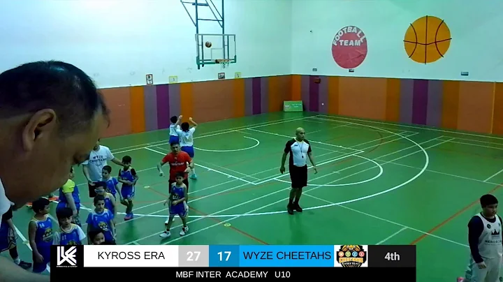 KYROSS ERA ACADEMY VS WYZE CHEETAHS BASKETBALL U10 MBF INTER ACADEMY U10