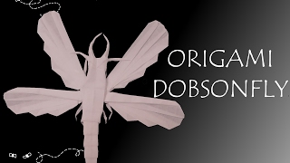 Origami Dobsonfly Tutorial Part II | by Brian Chan
