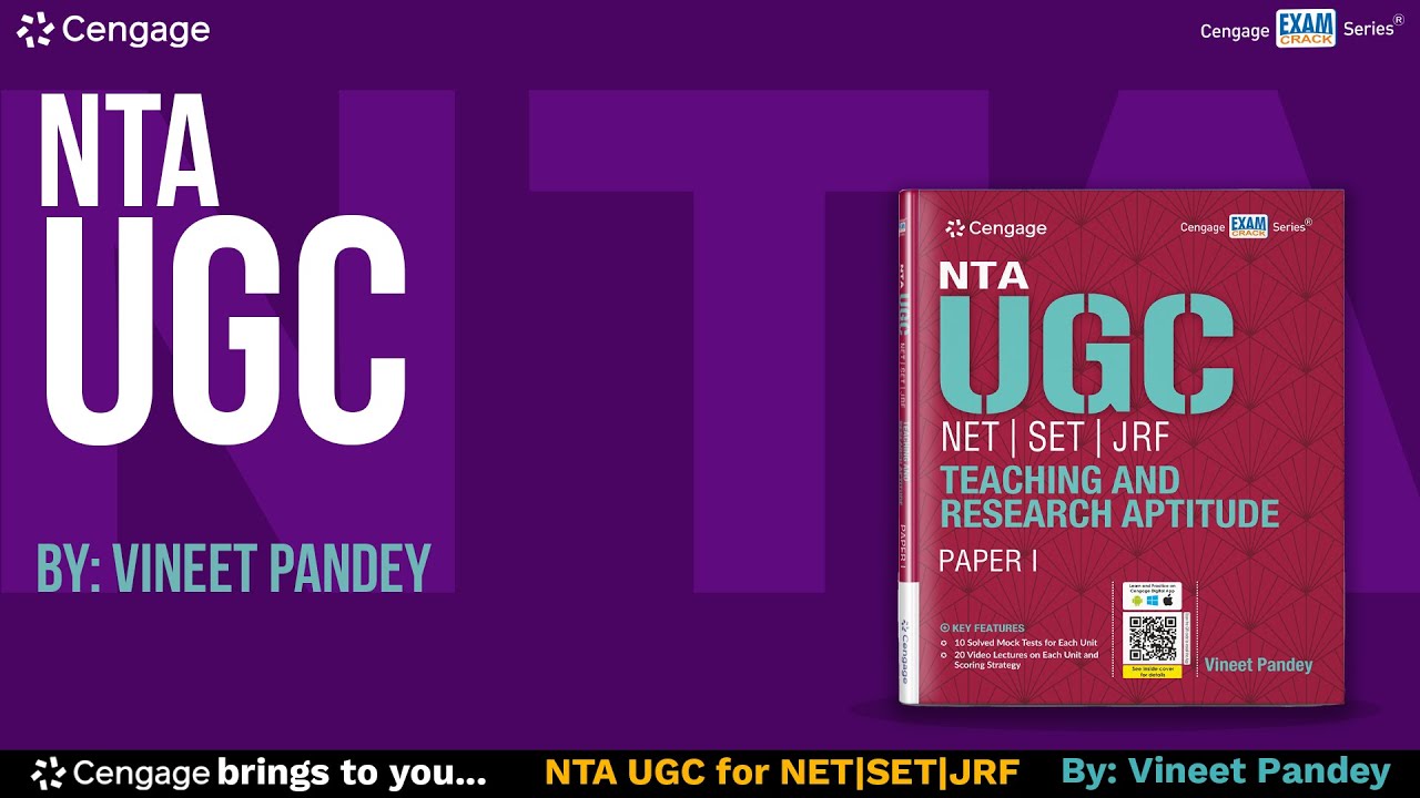 NTA UGC NET Paper I (Teaching and Research Aptitude) | Cengage Exam Crack Series®