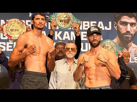 Sebastian Fundora vs Ermal Hadribeaj • FULL WEIGH-IN, FACE-OFF + FINAL WORDS