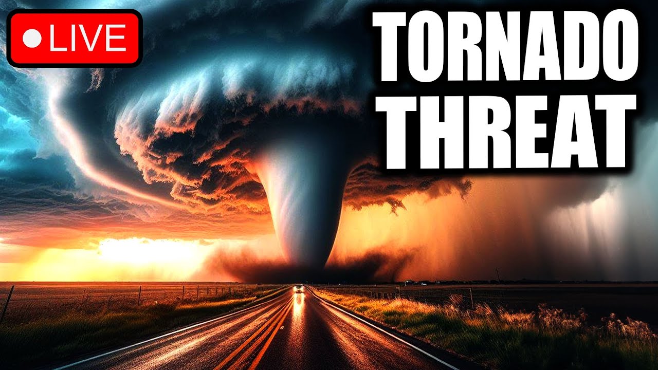 Live From Oklahoma - Chasing Strong Tornado And Massive Hail Threat ...
