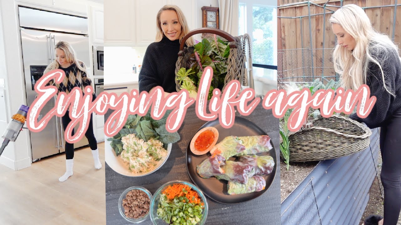 CALM DAY AROUND THE HOUSE // gardening, cooking and learning how to enjoy life more 💕