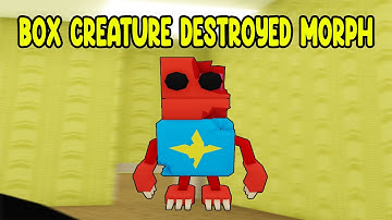 UPDATE - How To Find BOX CREATURE DESTROYED  MORPH in Find The Backrooms Morphs