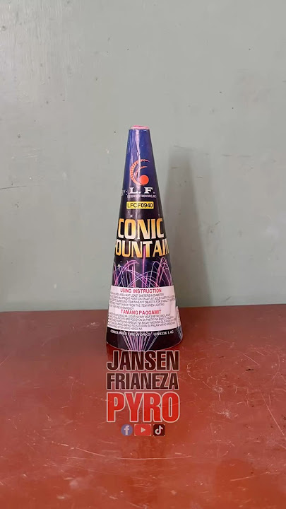 Conic Fountain by Leegendary Fireworks | Christmas Eve Philippines 2024 | December 24, 2024 #diwali