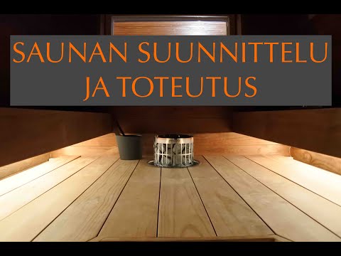 Video: Sauna Talossa Omin Käsin (35 Kuvaa): Hanke Suunnittelusta Ja Järjestelystä Saunasta Omakotitalon Kellarissa, Rakenteen Tekeminen