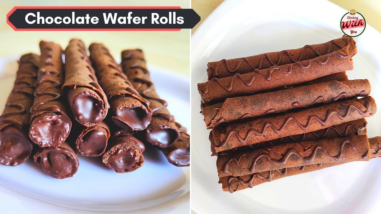Crispy Chocolate Wafer Rolls Valentine Special Chocolate Wafer