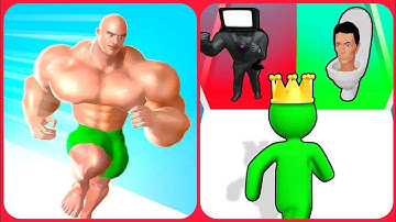 Muscle Rush 🆚 Giant Rush 3d New Levels Big New Update Max Walkthrough Android iOS Gameplay Level1836