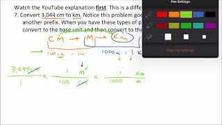 summer work 6b slide 56 dimensional analysis multi step metric conversion  #7
