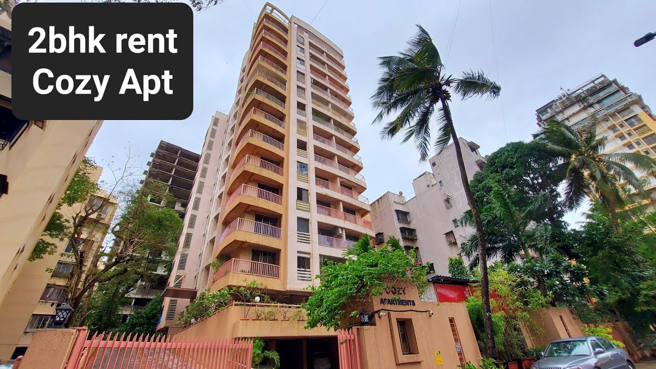 2BHK with balconies. ₹60k rent. Cozy Apartments, Yari Road, Andheri W, Mumbai. Hani Kazi. 9819976854