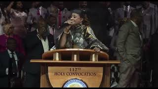 Chrystal Rucker, Kim Burrell, & Dorinda Clark-Cole sing “I Got Help” at 117th COGIC Holy Convocation