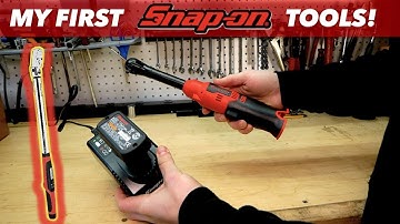 My First Snap-On Tools! // TECHWRENCH & LITHIUM LONG-REACH RATCHET!