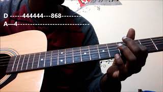 Video thumbnail of "Yentha Sakkagunnave Song - Rangasthalam | Guitar Tabs Lesson for Beginners"