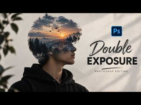 Double Exposure Effect in Photoshop | Easy Step-by-Step Tutorial | Malik Creates