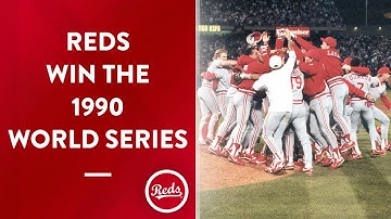 Reds sweep the Athletics to capture the 1990 World Series title