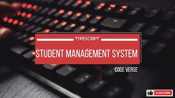 student management system with TypeScript Node.js inquirer and chalk