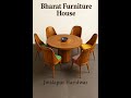 😱 ₹30,000 का Sagwan Dining Table सिर्फ ₹3,000 में! | 6 Seater Round | EMI Deal#bharatfurniturehouse