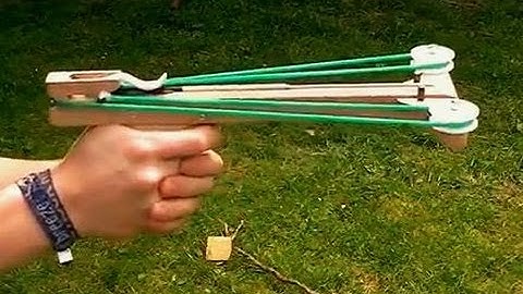 Slingshot Crossbow Pistol (homemade)