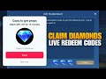 HOW TO CLAIM FREE DIAMONDS REDEEM CODES!